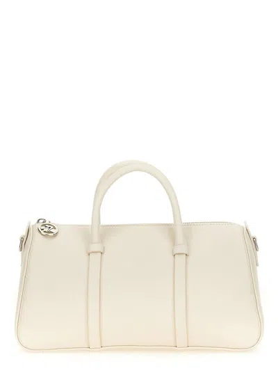 Longchamp Medium "daylong" Bag In White