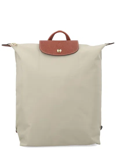 Longchamp Medium Foldable Backpack - 37 Cm X 26 Cm X 11 Cm In Gray