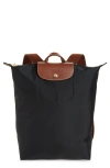 Longchamp Medium Le Pliage Backpack In Black