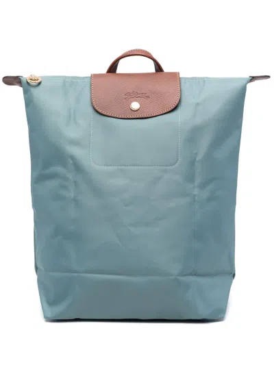 Longchamp Medium Le Pliage Backpack In Blue
