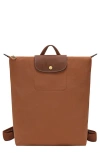 Longchamp Medium Le Pliage Original Backpack In Brown