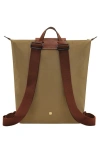 Longchamp Medium Le Pliage Backpack In Olive