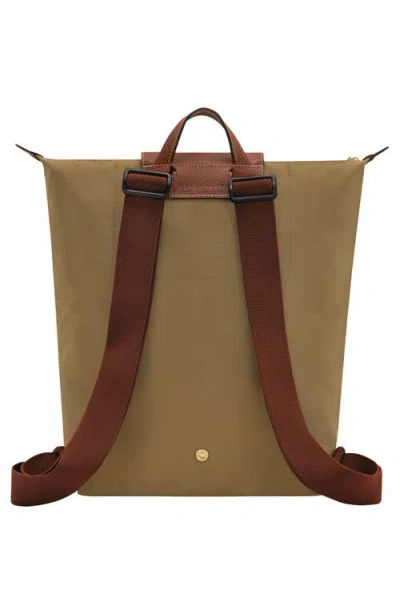 Longchamp Medium Le Pliage Backpack In Brown