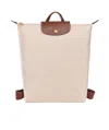 Longchamp Medium Le Pliage Backpack In Pink