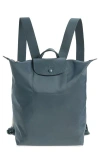 Longchamp Medium Le Pliage One Backpack In Blue