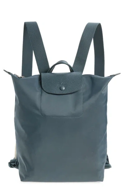 Longchamp Medium Le Pliage One Backpack In Blue