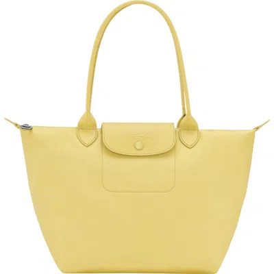 Longchamp Medium Le Pliage One Nylon Shoulder Tote In Yellow