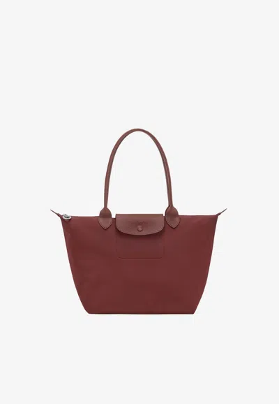Longchamp Medium Le Pliage One Tote In Burgundy