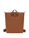 Longchamp Medium Le Pliage Original Backpack In Brown