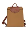 Longchamp Le Pliage Backpack In Brown