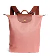 Longchamp Medium Le Pliage Original Backpack In Pink