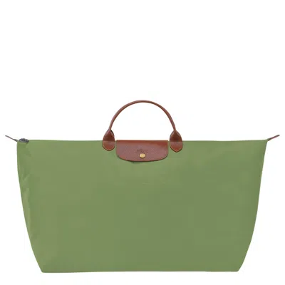Longchamp Medium Le Pliage Original Luggage Bag In Brown