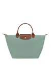 Longchamp Medium Le Pliage Original Tote Bag In Green