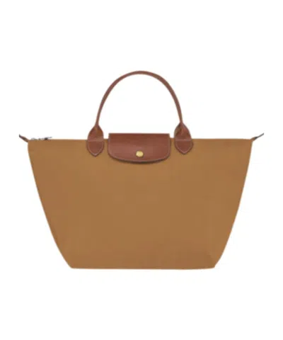 Longchamp Medium Le Pliage Original Tote Bag In Brown