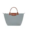 Longchamp Medium Le Pliage Original Tote Bag In Gray