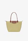 Longchamp Medium Le Pliage Original Tote Bag In Green