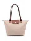 Longchamp Medium Le Pliage Original Tote Bag In Neutrals