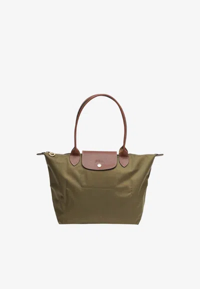 Longchamp Medium Le Pliage Original Tote Bag In Olive