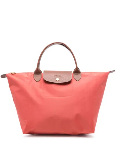 Longchamp Medium Le Pliage Original Tote Bag In Red