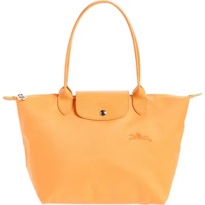 Longchamp Medium Le Pliage Recycled Canvas Shoulder Tote Bag In Orange