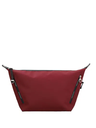 Longchamp Medium Le Pliage Shoulder Bag In Burgundy