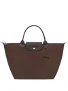 Longchamp Medium Le Pliage Tote Bag In Brown