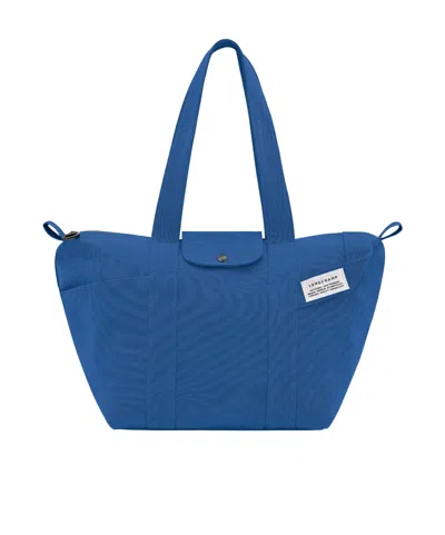 Longchamp Medium Le Pliage Tote Bag In Blue