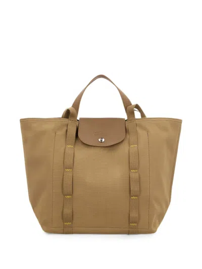 Longchamp Medium Le Pliage Tote Bag In Brown