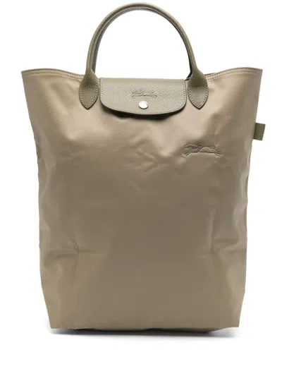 Longchamp Medium Le Pliage Tote Bag In Green