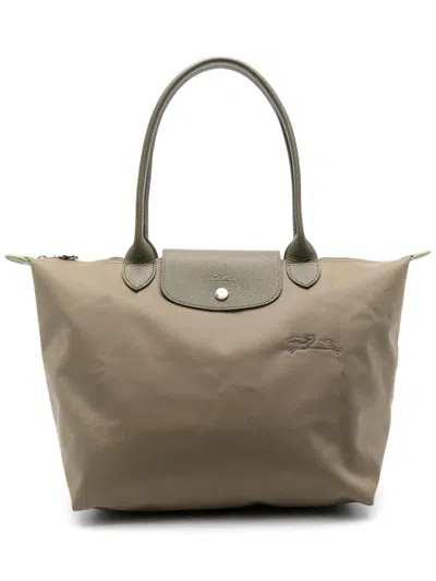 Longchamp Medium Le Pliage Tote Bag In Green