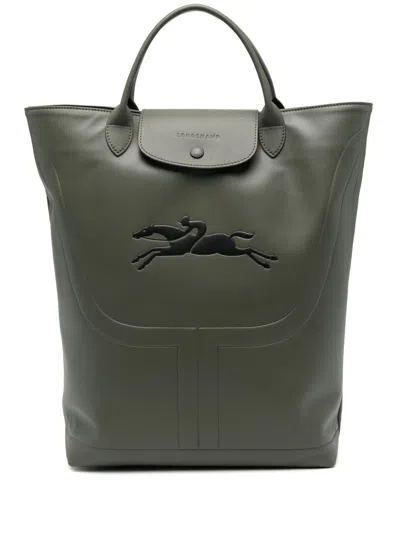 Longchamp Mittelgrosse Le Pliage Xtra Boots Tote Bag In Grün