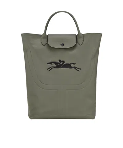 Longchamp Medium Le Pliage Xtra Boots Tote Bag In Green