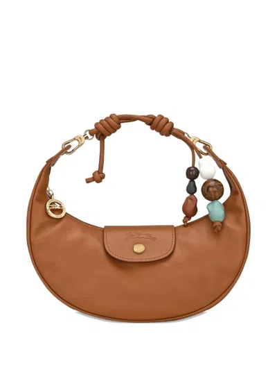 Longchamp Medium Le Pliage Xtra Shoulder Bag In Brown