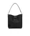 Longchamp Sac Porté Épaule M Le Roseau In Black