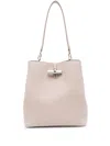 Longchamp Medium Le Roseau Shoulder Bag In Neutrals