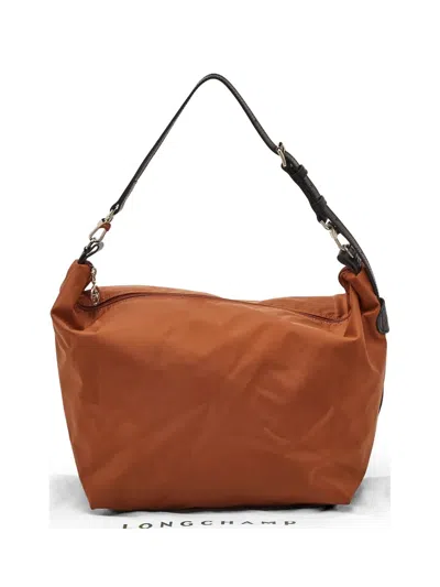 Pre-owned Longchamp Medium Le Slouchy Shoulder Bag In Brown