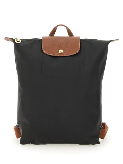 Longchamp Medium Pliable Backpack In Black