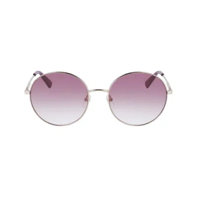 Longchamp Metal Women's Sunglasses In Gold