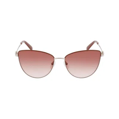 Longchamp Metal Women's Sunglasses In Gold
