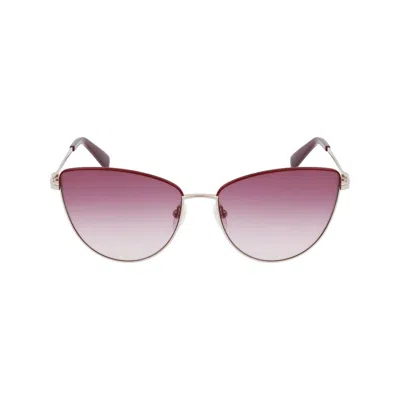 Longchamp Metal Women's Sunglasses In Gold