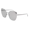 Longchamp Gray Metal Sunglasses In Gray