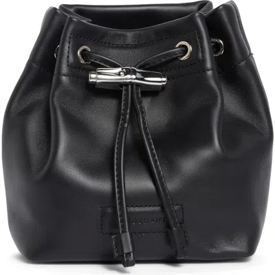 Longchamp Mini Bucket Bag In Black