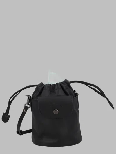 Longchamp Mini Bucket Bag Size 19 Cm X 13.5 Cm X 12 Cm In Black