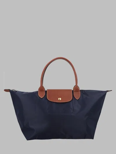 Longchamp Mini Chic Handbag In Blue