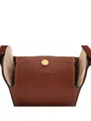 Longchamp Épure Pop Corn 迷你水桶包 In Brown