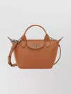Longchamp Extra Small Le Pliage Xtra Leather Top Handle Bag In Brown