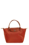 Longchamp Small Le Pliage Original Top Handle Bag In Chesnut