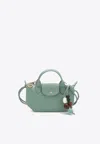Longchamp Mini Le Pliage Leather Xtra Top Handle Bag