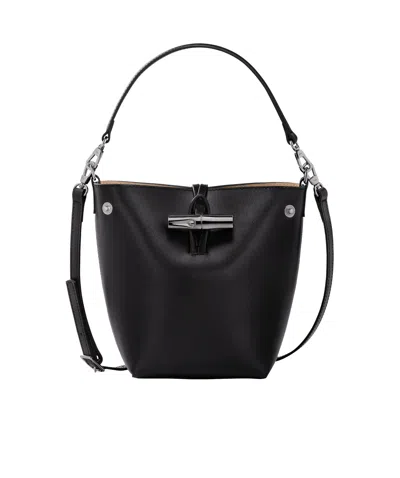LONGCHAMP MINI LE ROSEAU BUCKET BAG