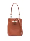 Longchamp Mini Le Roseau Beuteltasche In Braun